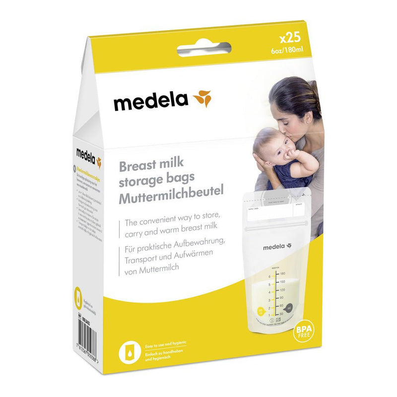 Medela Breast Milk Storage Bags 25 Pack - Vital Pharmacy Supplies