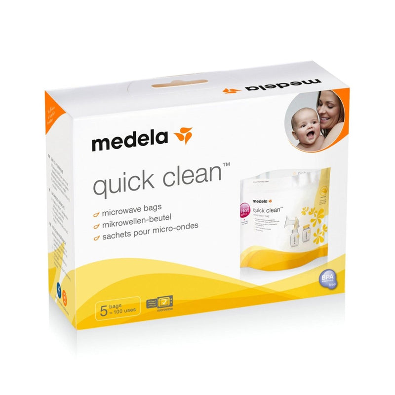 Medela Quick Clean Microwave Bags 5 Pack - Vital Pharmacy Supplies