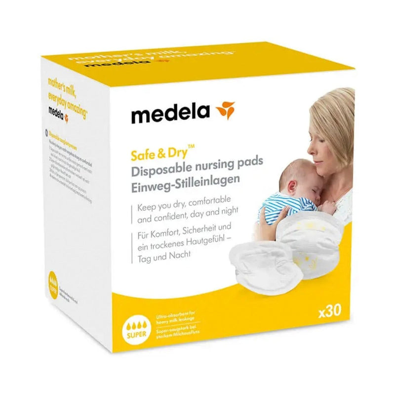 Medela Safe & Dry Ultra Thin Disposable Nursing Pads 30 Pack - Vital Pharmacy Supplies