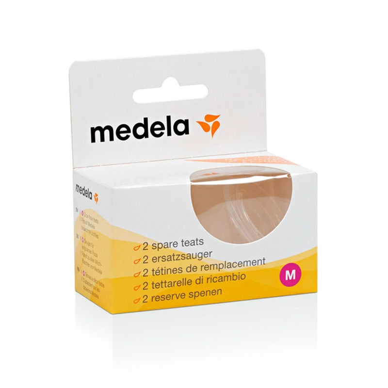 Medela Spare Teats Medium Flow 2 Pack - Vital Pharmacy Supplies