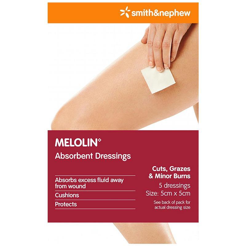Melolin 5cm x 5cm 5Pack - Vital Pharmacy Supplies