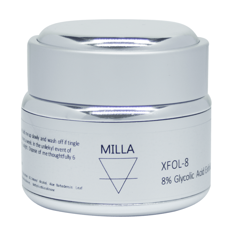 Milla Face Xfol-8 8% Glycolic Acid Exfoliating Scrub 50g - Vital Pharmacy Supplies