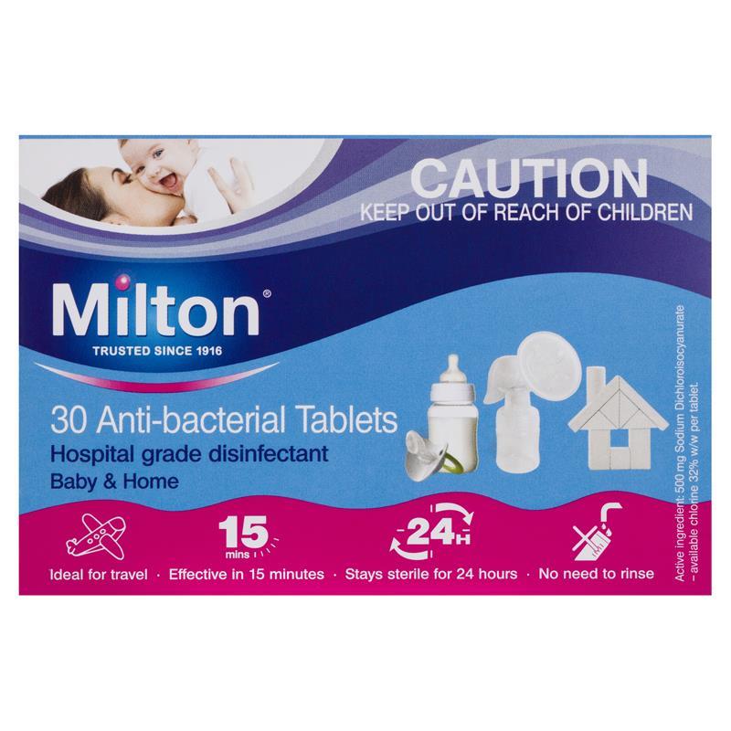 Milton Anti-bacterial 30 Tablets - Vital Pharmacy Supplies