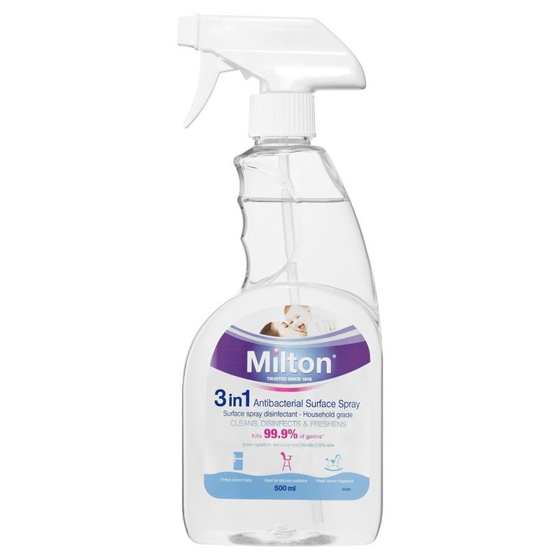Milton Antibacterial Surface Spray 500mL - Vital Pharmacy Supplies
