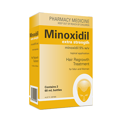 Minoxidil Extra Strength 5% 2 x 60mL