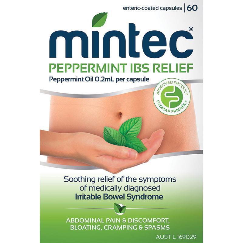 Mintec IBS Relief 60 Capsules - Vital Pharmacy Supplies