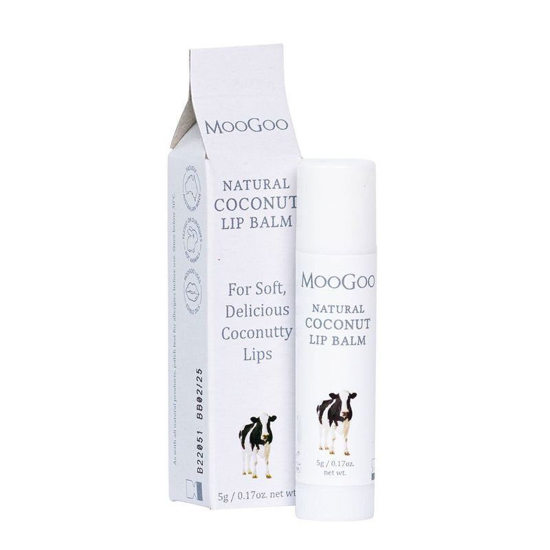 MooGoo Lip Balm Natural Coconut 5g - Vital Pharmacy Supplies