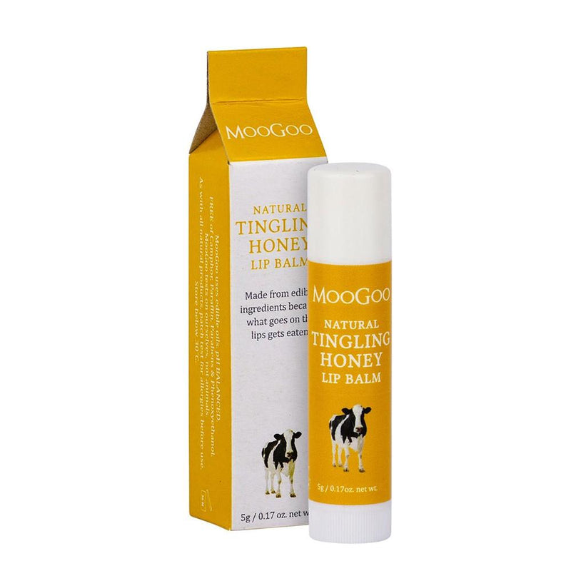 MooGoo Lip Balm Tingling Honey 5g - Vital Pharmacy Supplies