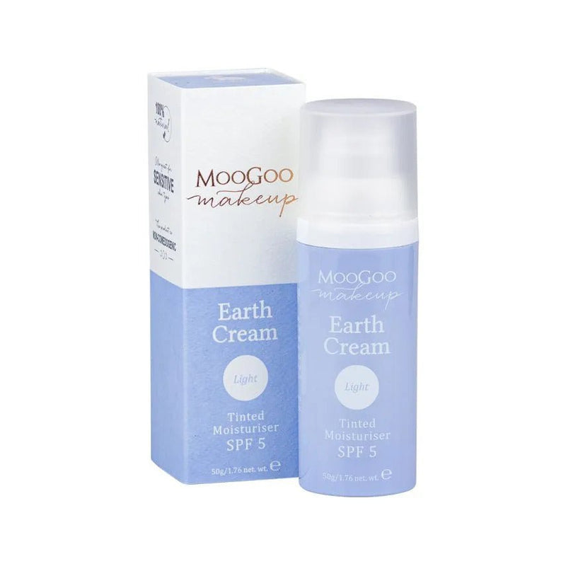MooGoo Makeup Earth Cream Tinted Moisturiser SPF5 50mL - Vital Pharmacy Supplies