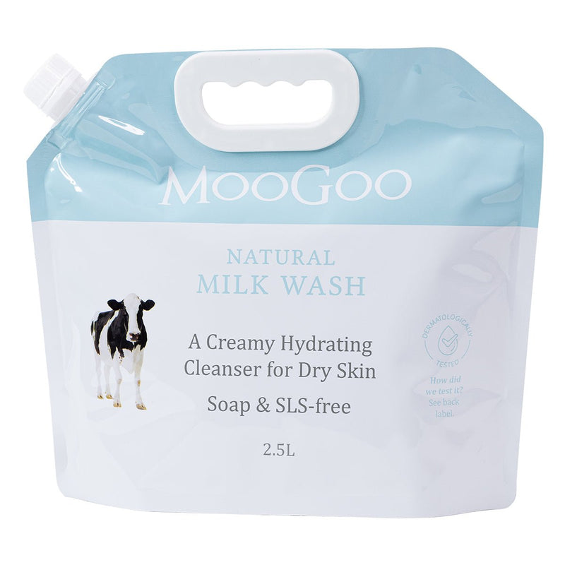 MooGoo Milk Wash Pouch 2.5L - Vital Pharmacy Supplies