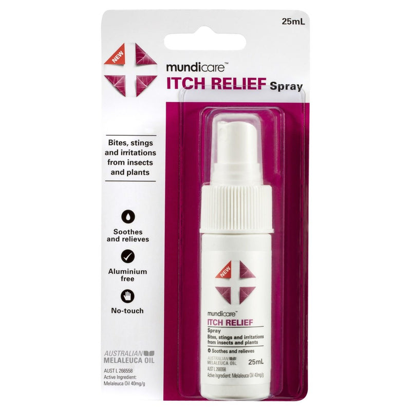 Mundicare Itch Relief Spray 25mL - Vital Pharmacy Supplies
