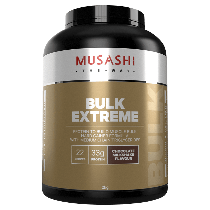 Musashi Bulk Extreme Chocolate Milkshake 2kg - Vital Pharmacy Supplies