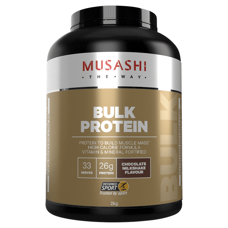 Musashi Bulk Protein Chocolate Milkshake 2kg - Vital Pharmacy Supplies