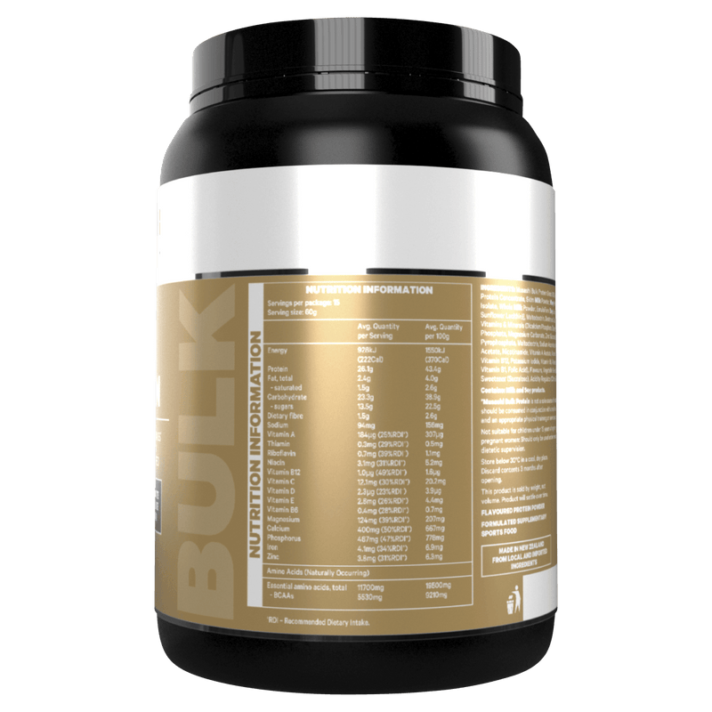 Musashi Bulk Protein Chocolate Milkshake 900g - Vital Pharmacy Supplies