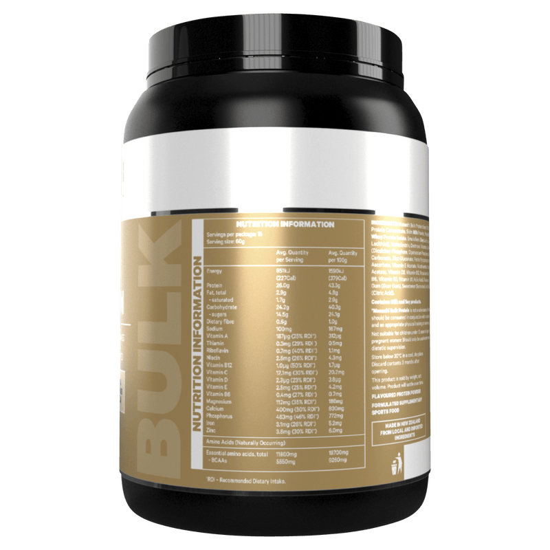 Musashi Bulk Protein Vanilla Milkshake 900g - Vital Pharmacy Supplies