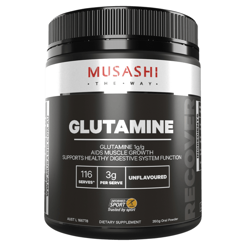 Musashi Glutamine 350g - Vital Pharmacy Supplies