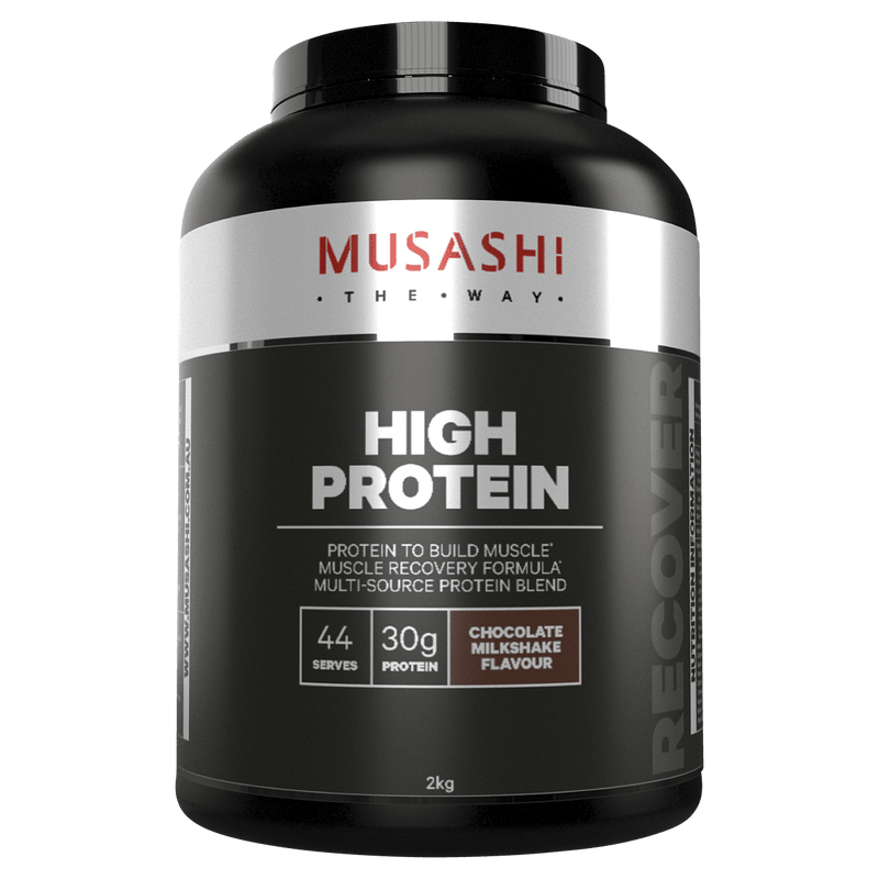 Musashi High Protein Powder Chocolate Milkshake 2kg - Vital Pharmacy Supplies