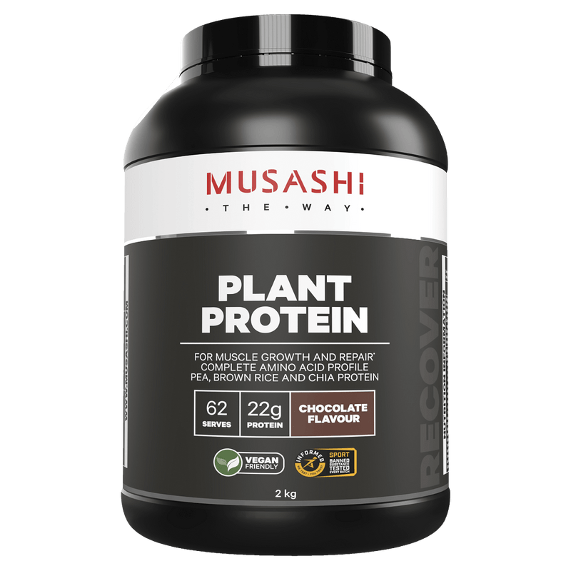 Musashi Plant Protein Chocolate 2kg - Vital Pharmacy Supplies