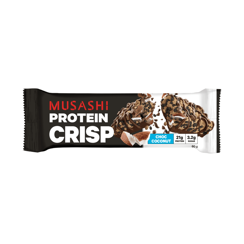 Musashi Protein Crisp Choc Coconut 60g - Vital Pharmacy Supplies