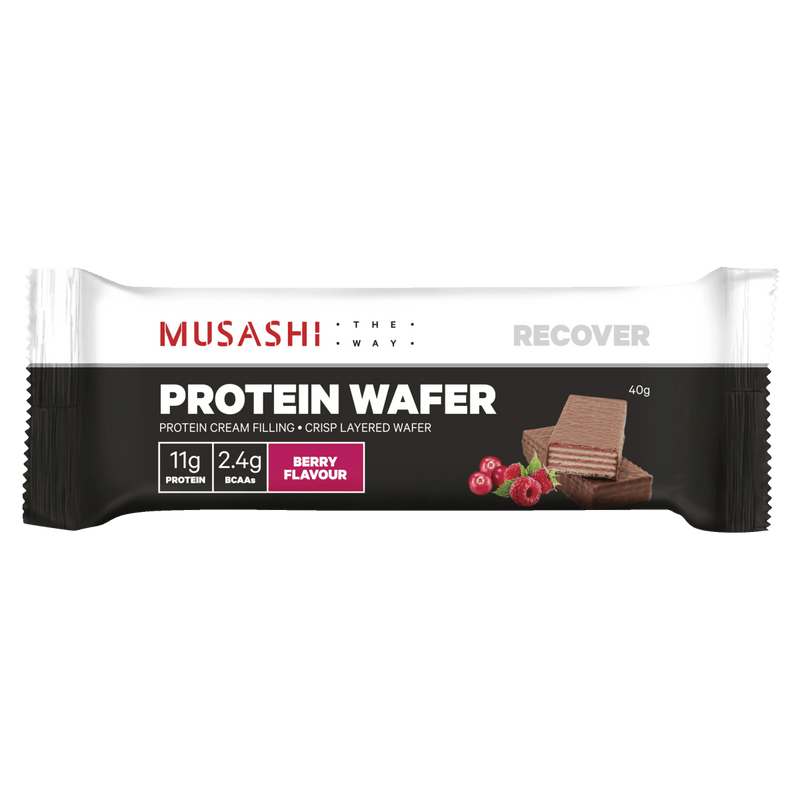 Musashi Protein Wafer Bar Berry 40g - Vital Pharmacy Supplies