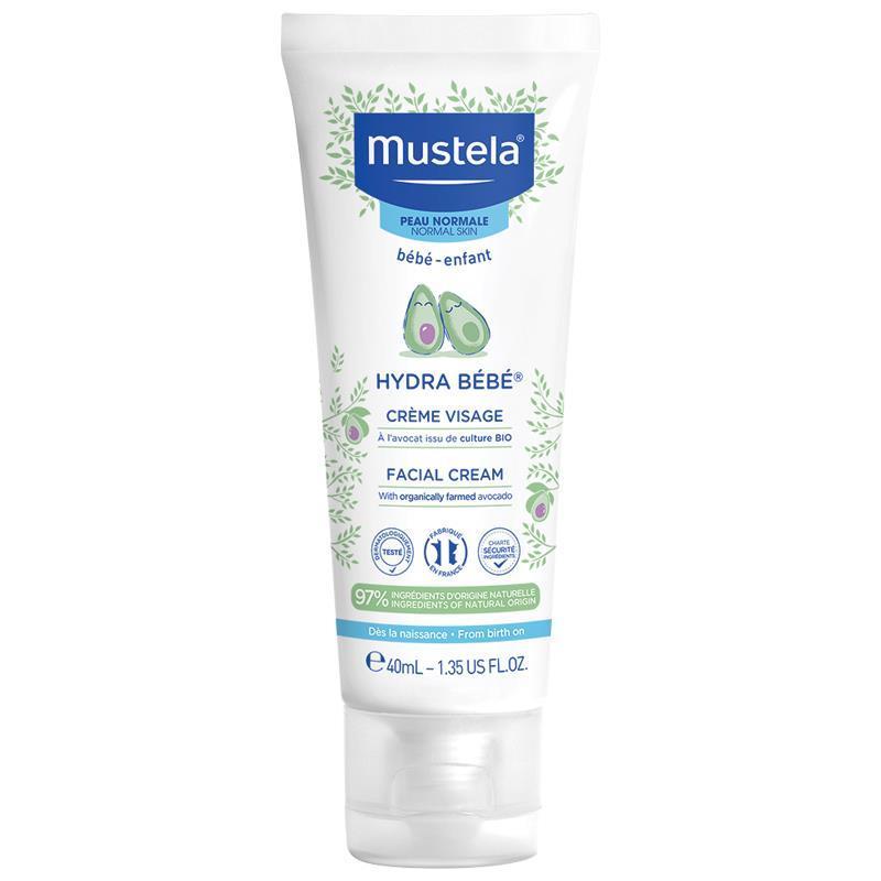 Mustela Hydra Bébé Face Cream With Avocado 40mL - Vital Pharmacy Supplies