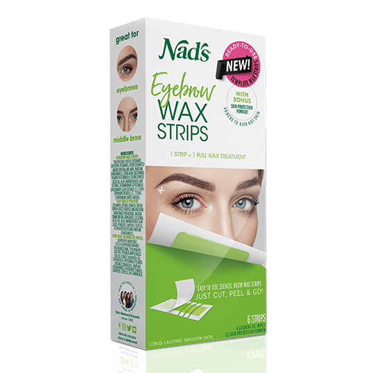 Nad's Hair Removal Eyebrow Wax Strips - Vital Pharmacy Supplies