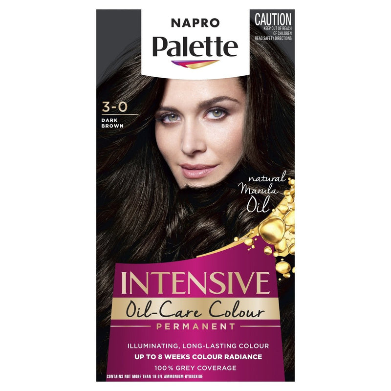 Napro Palette Intensive Creme Colour Permanent 3.0 Dark Brown - Vital Pharmacy Supplies