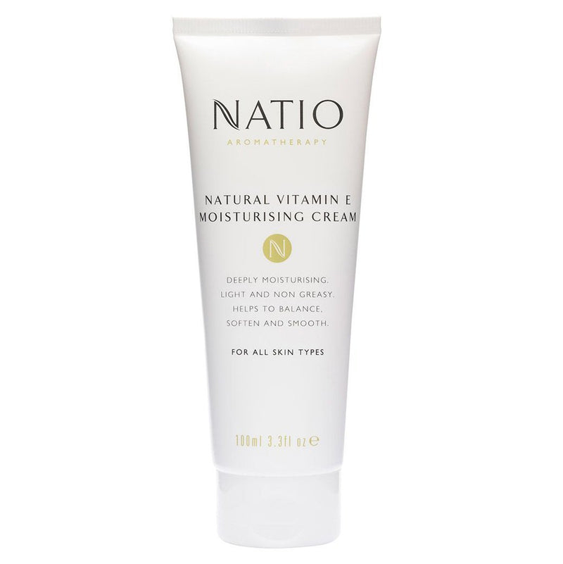 Natio Natural Vitamin E Moisturising Cream 100mL - Vital Pharmacy Supplies