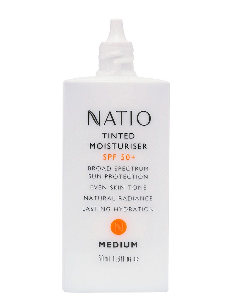 Natio Tinted Moisturiser SPF 50+ 50mL - Vital Pharmacy Supplies