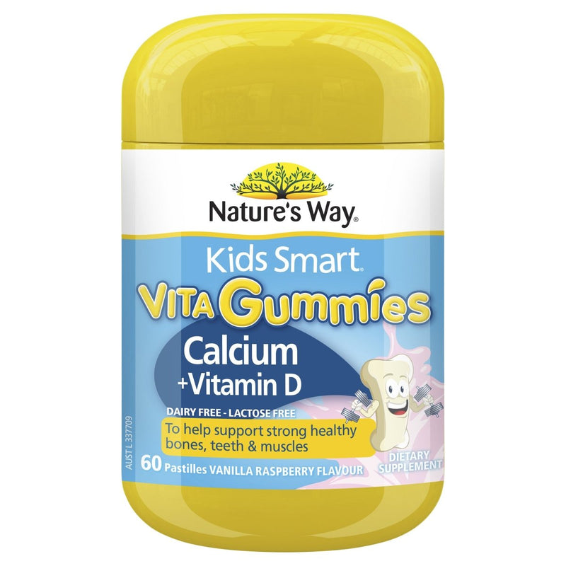Nature's Way Vita Gummies Calcium + Vitamin D 60 Pastilles - Vital Pharmacy Supplies