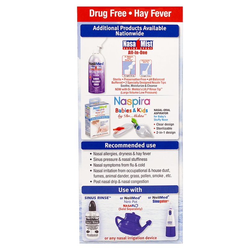 NeilMed Sinus Rinse 120 Regular Premixed Packets - Vital Pharmacy Supplies