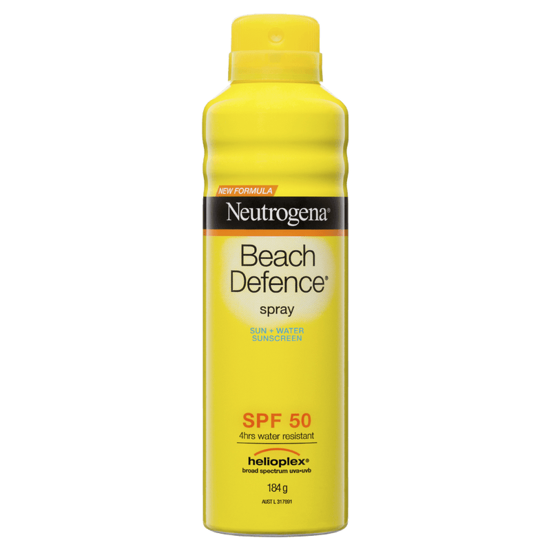 Neutrogena Beach Defence Sunscreen Spray SPF50 184g - Vital Pharmacy Supplies