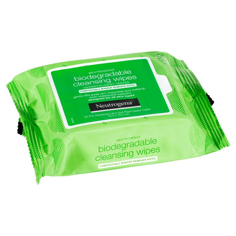 Neutrogena Biodegradable Cleansing Wipes 25 Pack - Vital Pharmacy Supplies