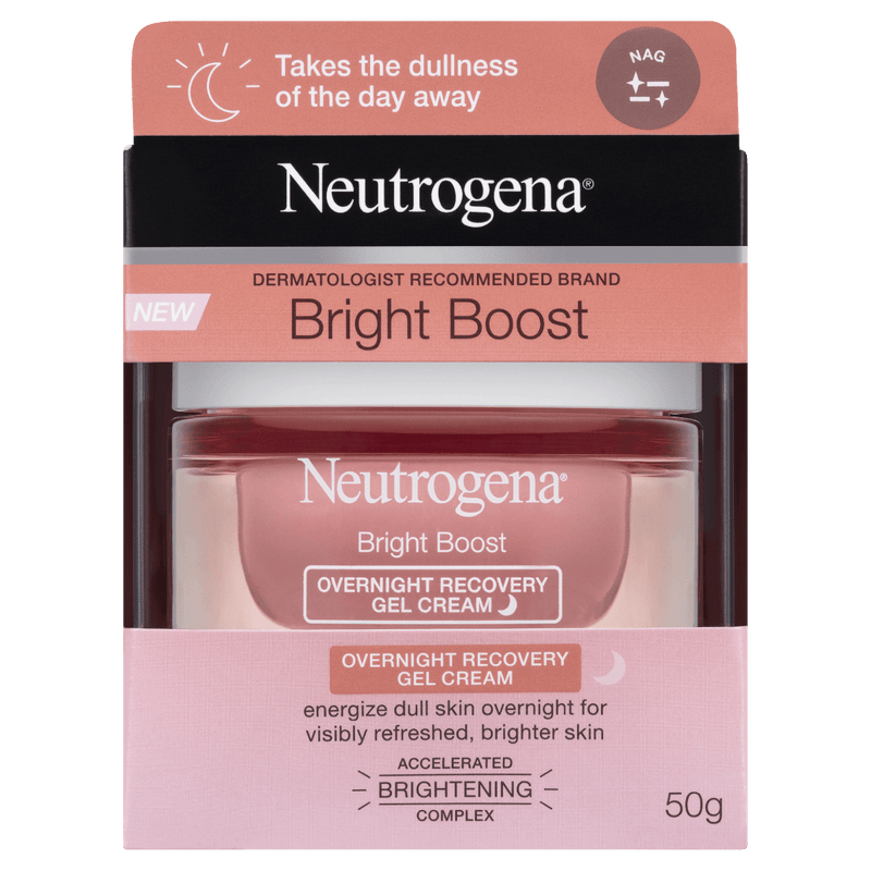 Neutrogena Bright Boost Overnight Recovery Gel Cream 50mL - Vital Pharmacy Supplies