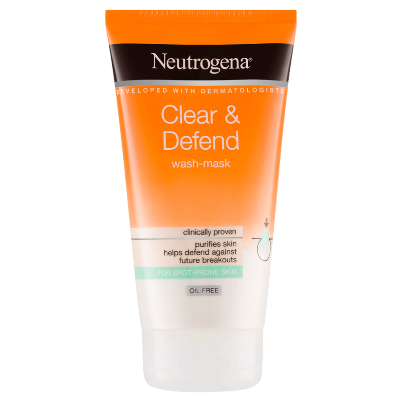 Neutrogena Clear & Defend Wash-Mask 150mL - Vital Pharmacy Supplies
