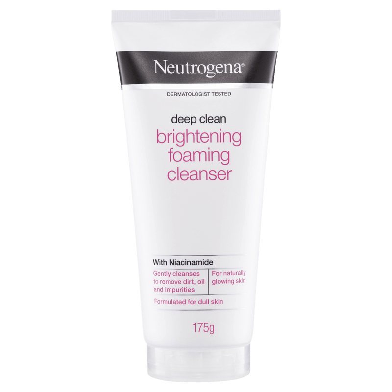 Neutrogena Deep Clean Brightening Foaming Facial Cleanser 175g - Vital Pharmacy Supplies