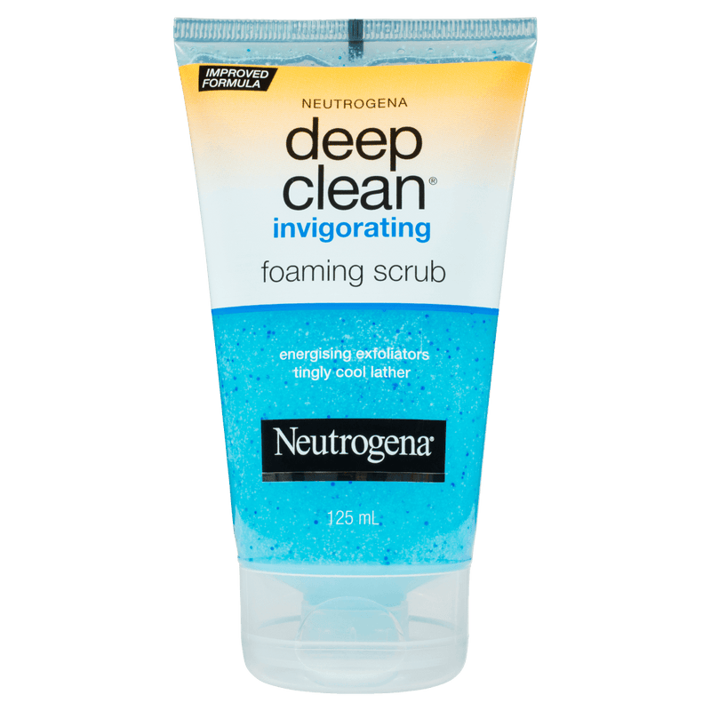 Neutrogena Deep Clean Invigorating Foaming Scrub 125mL - Vital Pharmacy Supplies