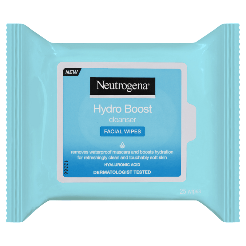Neutrogena Hydro Boost Cleanser Facial Wipes 25 Pack - Vital Pharmacy Supplies