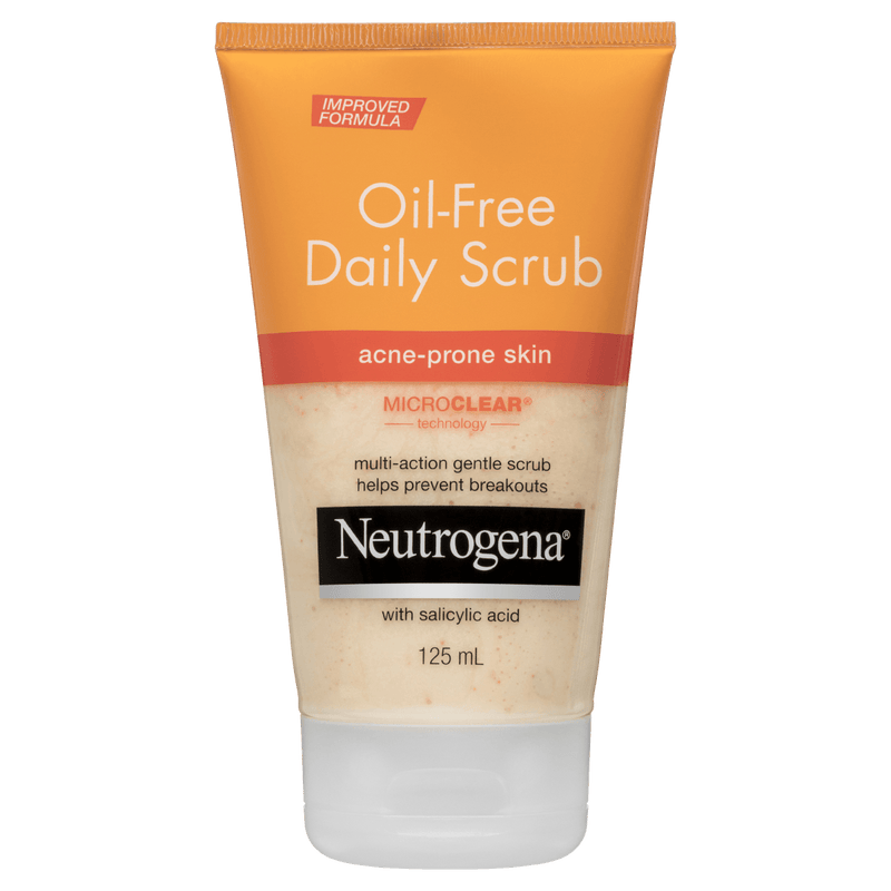 Neutrogena Oil-Free Acne Daily Scrub 125mL - Vital Pharmacy Supplies