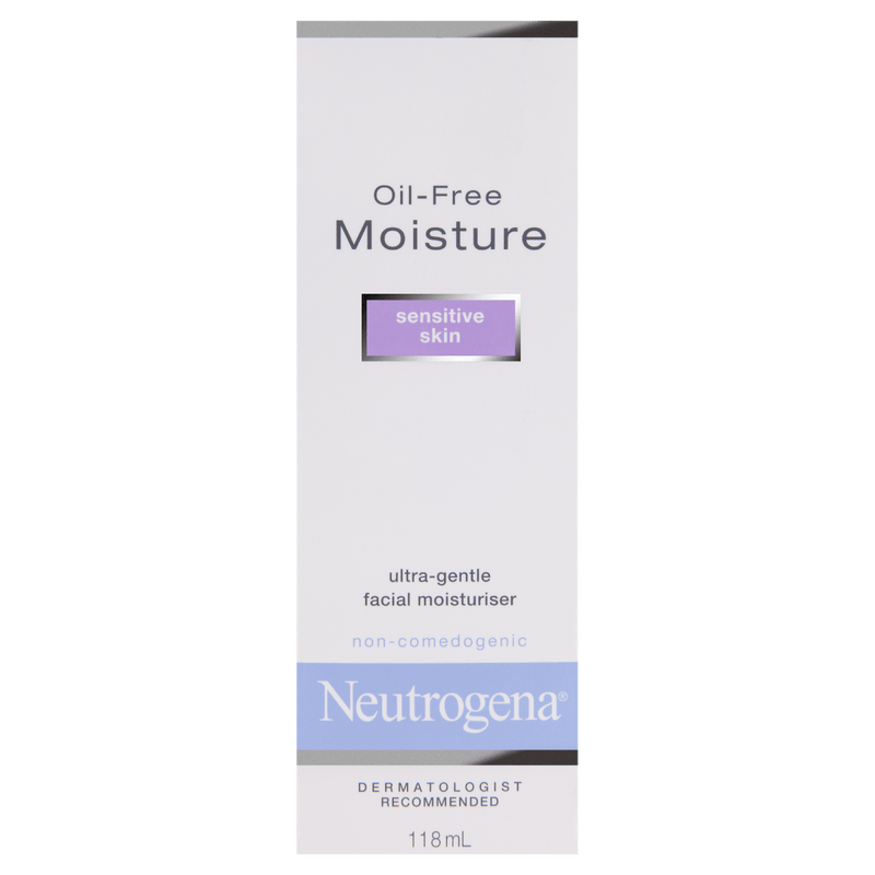 Neutrogena Oil-Free Sensitive Skin Facial Moisturiser 118mL - Vital Pharmacy Supplies