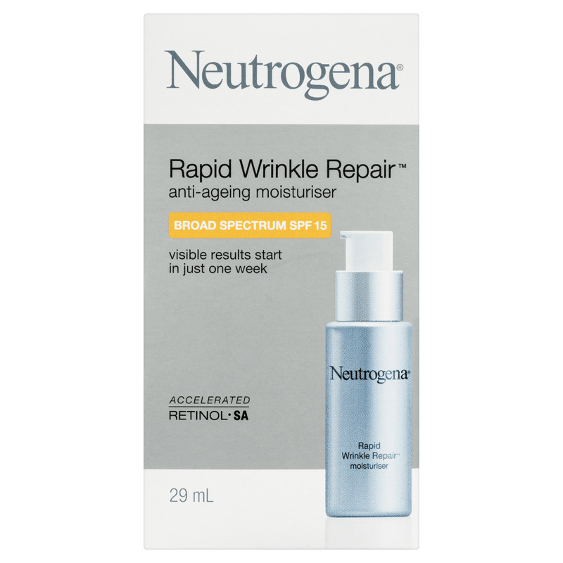 Neutrogena Rapid Wrinkle Repair Moisturiser SPF15 29mL - Vital Pharmacy Supplies