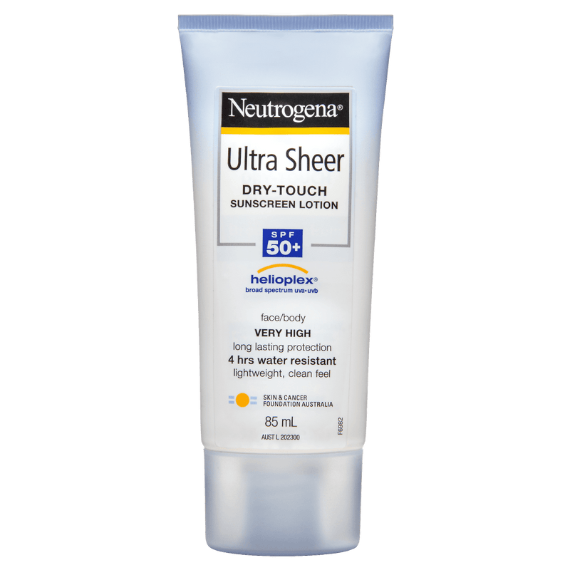 Neutrogena Ultra Sheer Dry-Touch Sunscreen Lotion SPF50+ 85mL - Vital Pharmacy Supplies