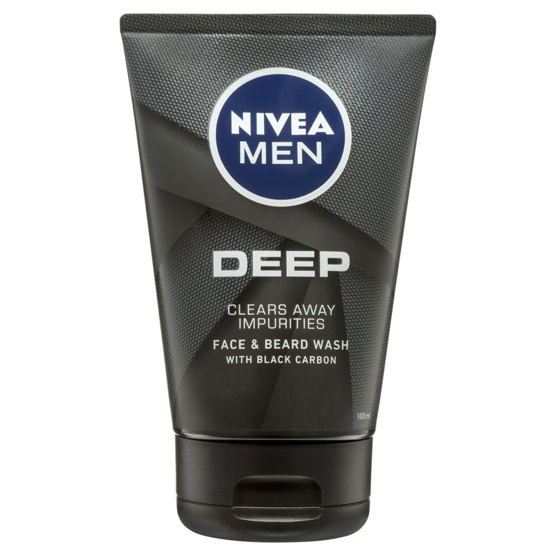 Nivea Men Deep Face Wash 100mL - Vital Pharmacy Supplies