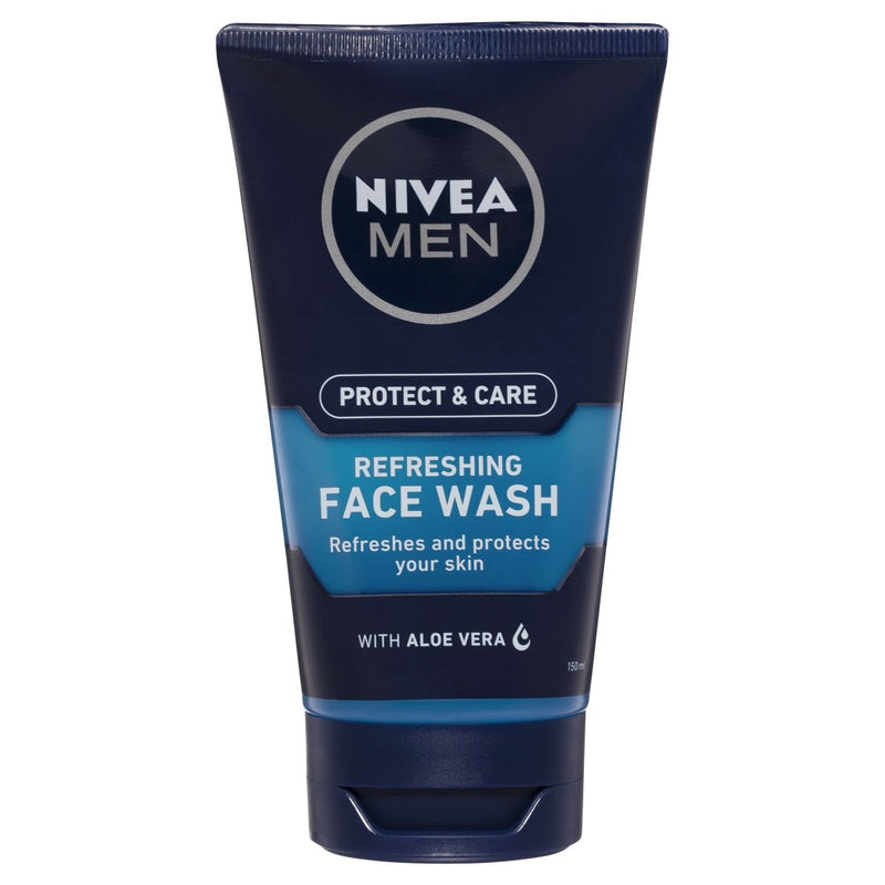 Nivea Men Protect & Care Refreshing Face Wash 150mL - Vital Pharmacy Supplies