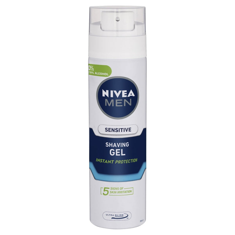 Nivea Men Sensitive Shaving Gel 200mL - Vital Pharmacy Supplies
