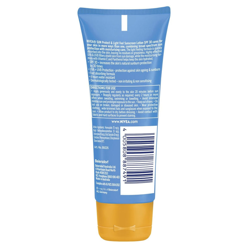 Nivea Sun SPF 30+ Sunscreen Lotion 100mL - Vital Pharmacy Supplies