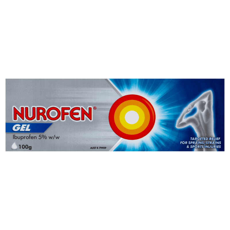 Nurofen Pain and Inflammation Relief 5% Gel 100g - Vital Pharmacy Supplies