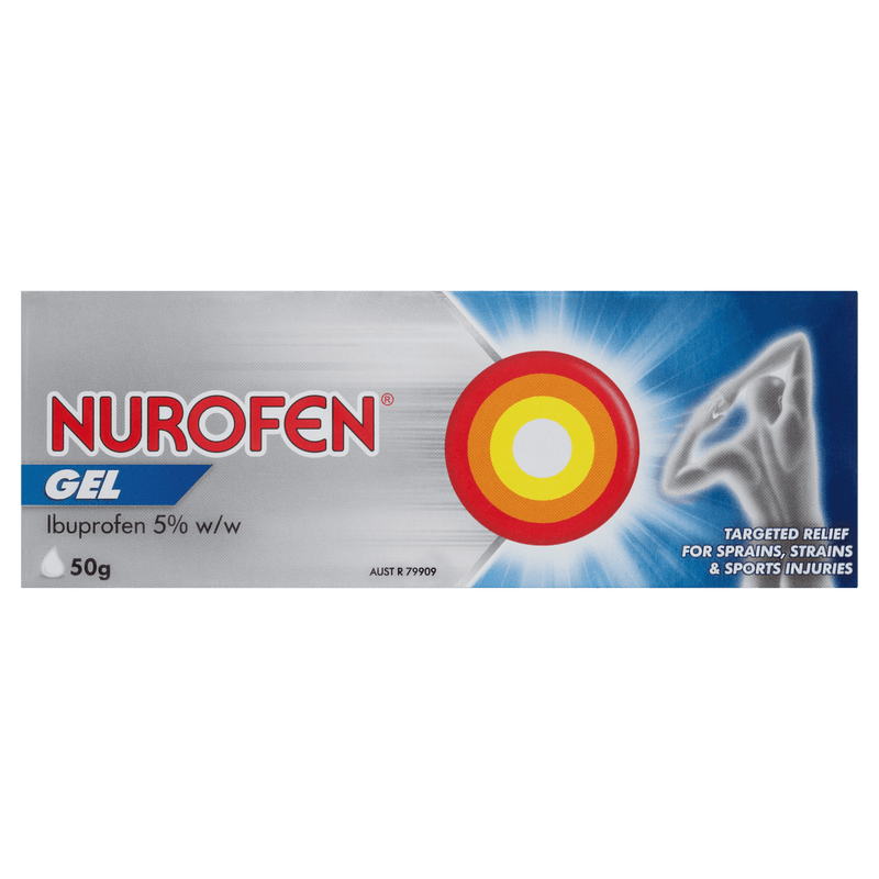 Nurofen Pain and Inflammation Relief 5% Gel 50g - Vital Pharmacy Supplies