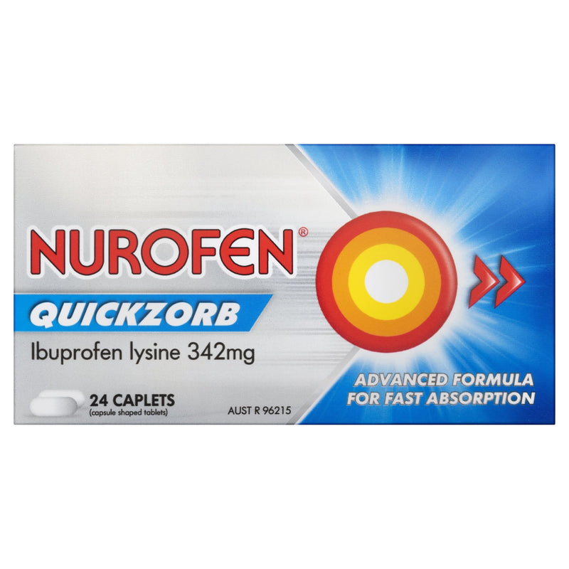 Nurofen Quickzorb 24 Caplets - Vital Pharmacy Supplies