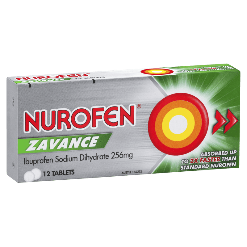Nurofen Zavance Tablets 12 Pack - Vital Pharmacy Supplies